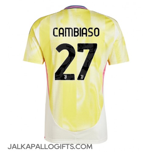 Juventus Andrea Cambiaso #27 Vieraspaita 2024-25 Lyhythihainen